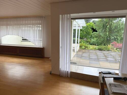 Sicht zum Garten - 4 Zimmer Einfamilienhaus in Dortmund