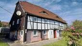 Front- und Seitenansicht - hist. Fachwerkhaus mit Ausbaupotential
