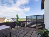 Die Dachterrasse mit der schönen Aussicht - 