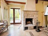 Kamin mit Zugang zur 2. Terrasse - 
