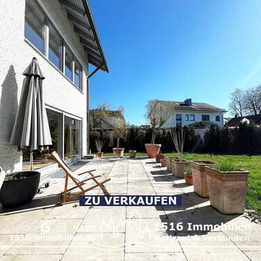 Terrasse Süd - Einfamilienhaus mit 180,00 m&sup2; in Ingolstadt zum Kaufen