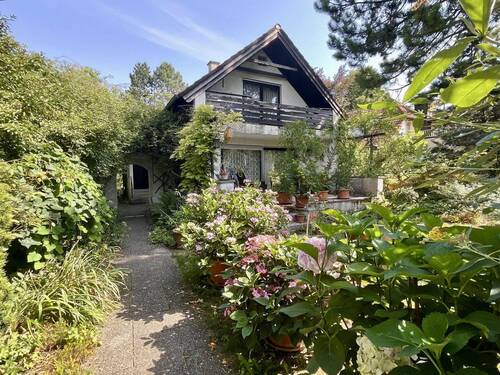 Ansicht Haus mit Zugang - Einfamilienhaus-Altbestand mit großem Grundstück