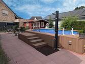 Pool mit Außendusche - 3 Zimmer Einfamilienhaus in Weeze