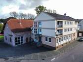 Frontansicht - Betriebsbereites Hotel mit Gaststätte und Eventscheune!