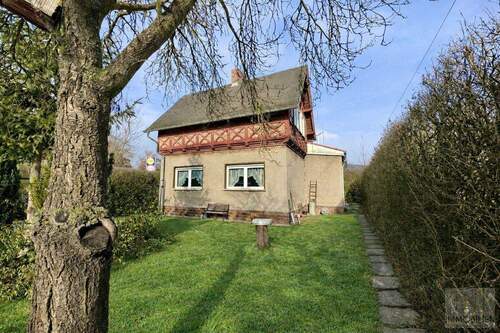 Außenansicht - Rarität mit Charme - kleines Einfamilienhaus mit Garten & Nebengelass in Rudolstadt