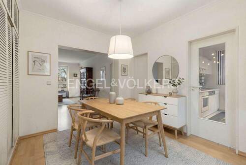 Ansicht Essbereich digital möbliert - 