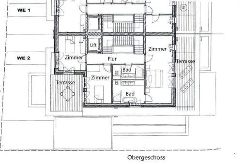 Raumaufteilung - Obergeschoß - 