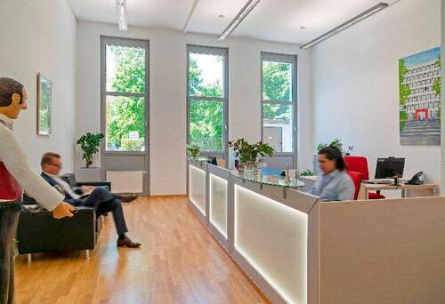 Empfangsbereich - Büro mit 30,00 m&sup2; in Ratingen zur Miete