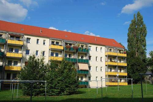 Rückansicht - Etagenwohnung mit 41,90 m&sup2; in Chemnitz zur Miete
