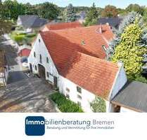 Teilsanierter Resthof mit Ausbaureserve und Nebengebäuden - Bremen Arbergen