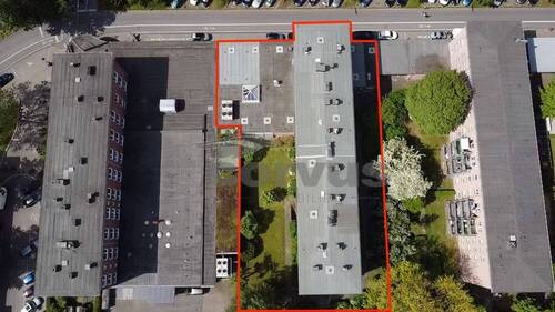 Drohnenaufnahme - 1 Zimmer Mehrfamilienhaus, Wohnhaus in Hamburg