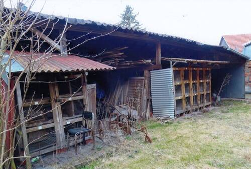 Schuppen im Garten - 