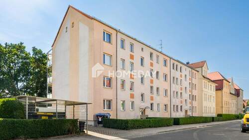 Außenansicht 3 - 2 Zimmer Etagenwohnung in Taucha