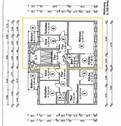 Bemaßter Grundriss der Wohnung - 