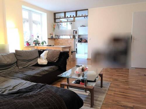 Wohn- Essbereich inkl. Küche - 3 Zimmer Etagenwohnung zur Miete in Chemnitz