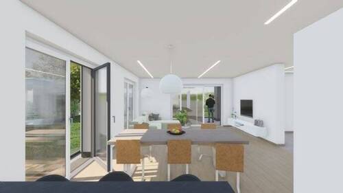 Innenraum EG - Terrassenwohnung mit 122,80 m² in Herzogenaurach zum Kaufen
