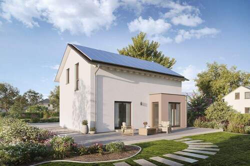 Gartenseite mit Erker - 4 Zimmer Einfamilienhaus in Waren