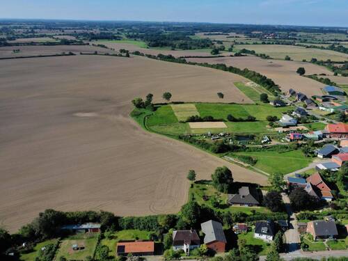 Luftaufnahme aus nordöstlicher Richtung - Grundstück in Scharbeutz