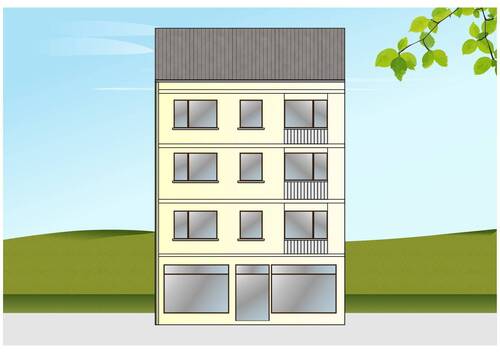 Wohn-und Geschäftshaus in der City - 9 Zimmer Mehrfamilienhaus, Wohnhaus in Frankenthal