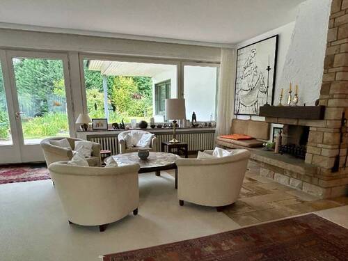 Blick zum Kamin - 