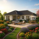 Moderne Terrasse im goldenen Abendlicht.png - 