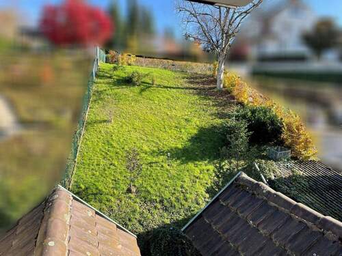 Garten - Blick vom Haus - Doppelhaushälfte mit 108,00 m&sup2; in Achern zum Kaufen