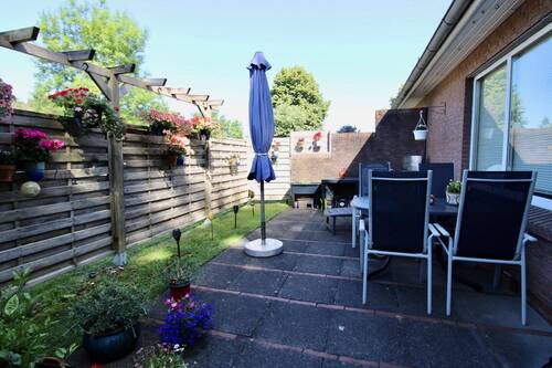 Terrasse - 4 Zimmer Doppelhaushälfte in Breklum