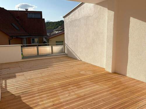 Sonnige Dachterrasse mit 30m² - 