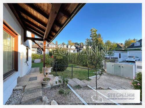 Garten Südseite - 5 Zimmer Doppelhaushälfte in München