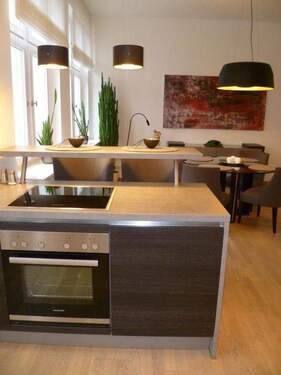 Küche Essbereich.jpg - Etagenwohnung mit 118,00 m&sup2; in Bad Salzuflen zum Kaufen