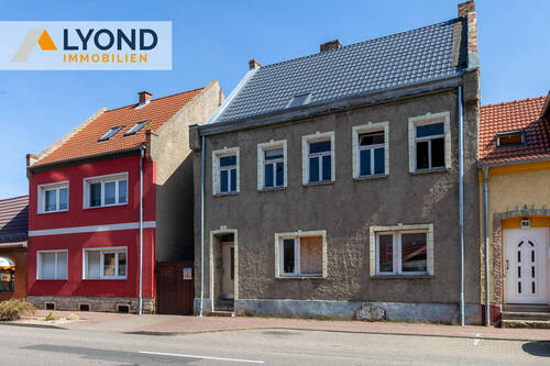 Straßenansicht - Reihenmittelhaus zum Kaufen in Hecklingen