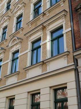 1 Detail Straßenansicht - 2 Zimmer Etagenwohnung zum Kaufen in Leipzig