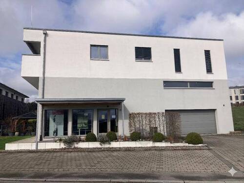 1 K640_Bild Ansicht Geschäftseingang.JPG - Moderne Büro Verkaufsfläche mit Penthousewohnung