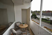 Balkon mit Abstellraum visualisiert - 