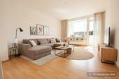 Wohnzimmer visualisiert - 2 Zimmer Etagenwohnung in Heusenstamm