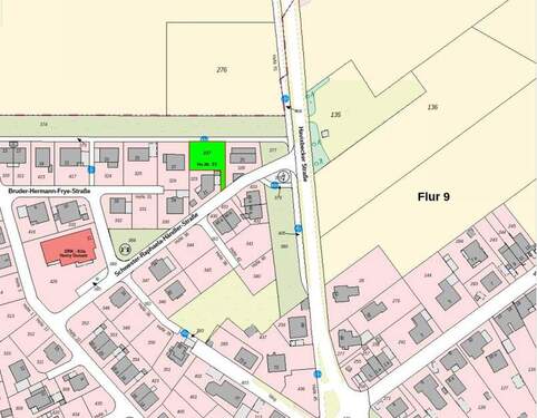 Lageplan - Grundstück in Nottuln