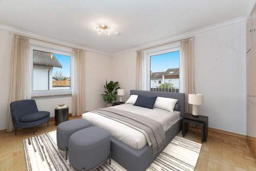 Schlafzimmer OG mit Staging - 