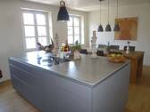  Küche mit Blick aufs Esszi. - 8 Zimmer Mehrfamilienhaus, Wohnhaus in Würselen