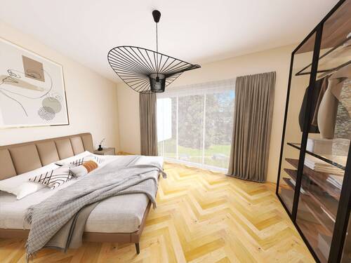 Schlafzimmer - Etagenwohnung mit 63,00 m² in Köln zum Kaufen