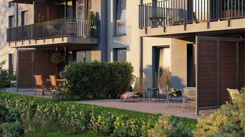 Objektansicht - NEUBAU JOLIE: 3-Zimmer-Wohnung mit Garten und Terrasse 