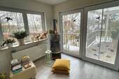 Bungalow 1 Wohnen und Kamin - 