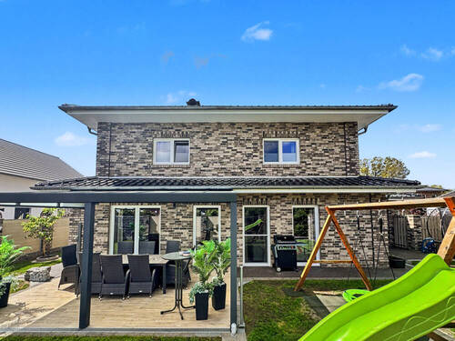 Terrassenüberdachung / Rückansicht - 