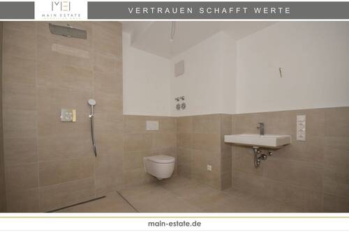 Badezimmer - PROVISIONSFREI ERSTBEZUG - Stilvolle 2-Zimmer-Etagenwohnung mit Küche und Loggia
