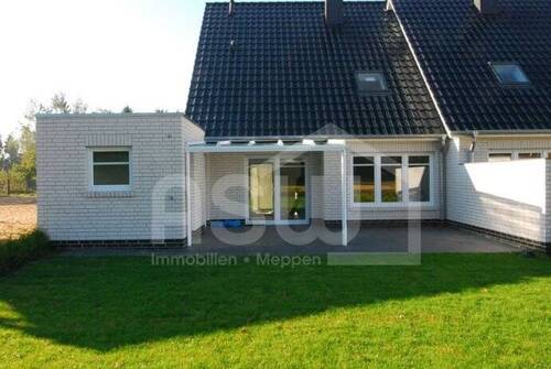 Terrasse - Doppelhaushälfte mit 115,60 m² in Meppen zum Kaufen