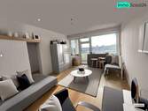 Wohnzimmer_Beispiel - 2 Zimmer Etagenwohnung in Berlin