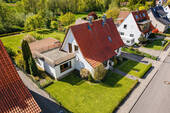 06_Haus_Drohne_X.png - EFH in Bohmte: Modernisierungsobjekt mit großem Garten in Traumlage direkt an der Hunte!