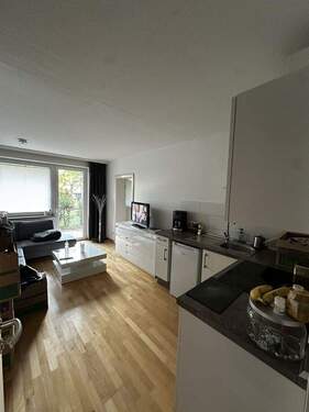 Wohnzimmer - 2 Zimmer Erdgeschosswohnung mit Terrasse in Bad Bevensen - zentrumsnah & fußläufig zum Bahnhof