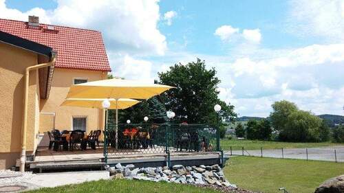 Terrasse von West - Hotel, Pension, Gasthof zum Kaufen in Ringenhain
