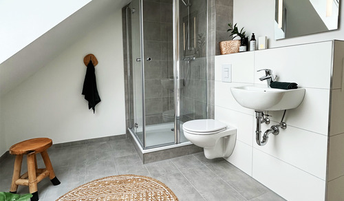 Badzimmer im Dachgeschoss - 