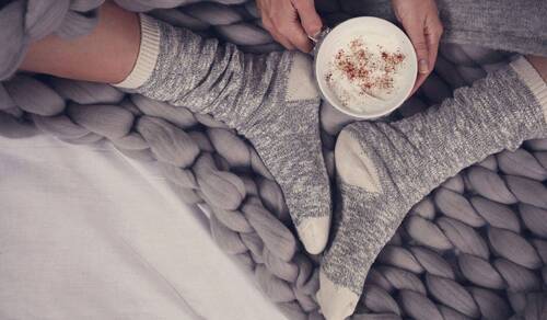 Immer warme Füße dank der Fußbodenheizung - 